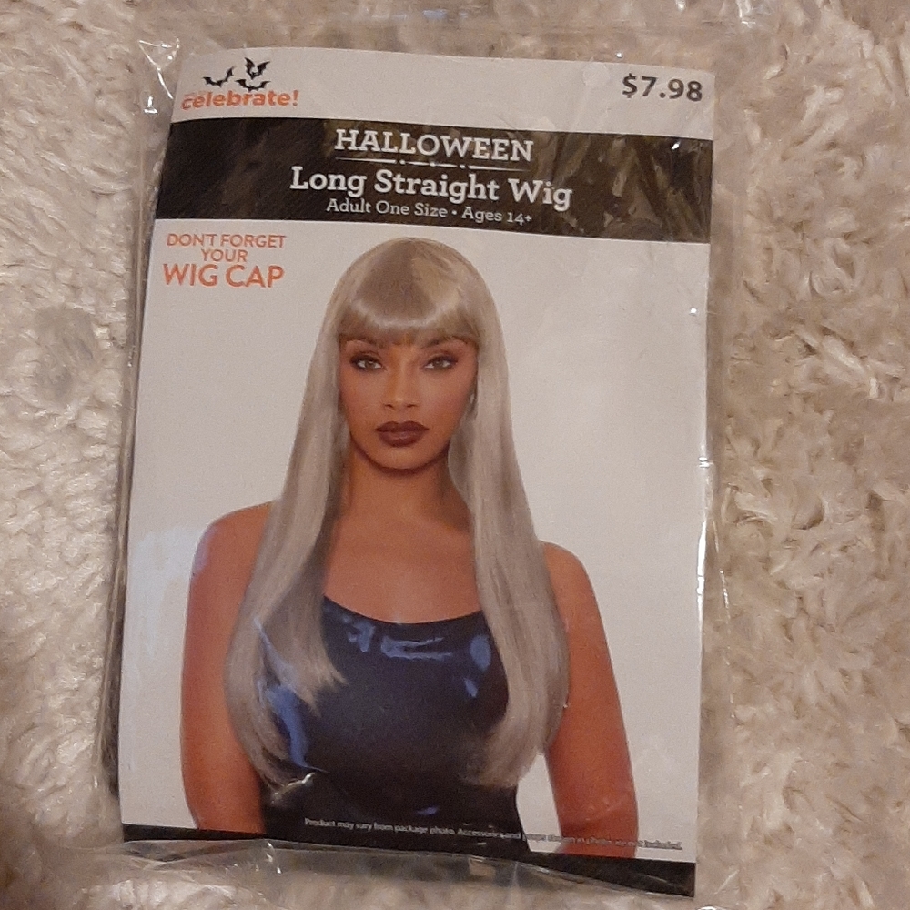 💙Halloween Long Straight Wig